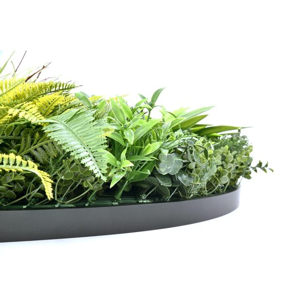 Artificial Greenery Disc for Wall Decoration