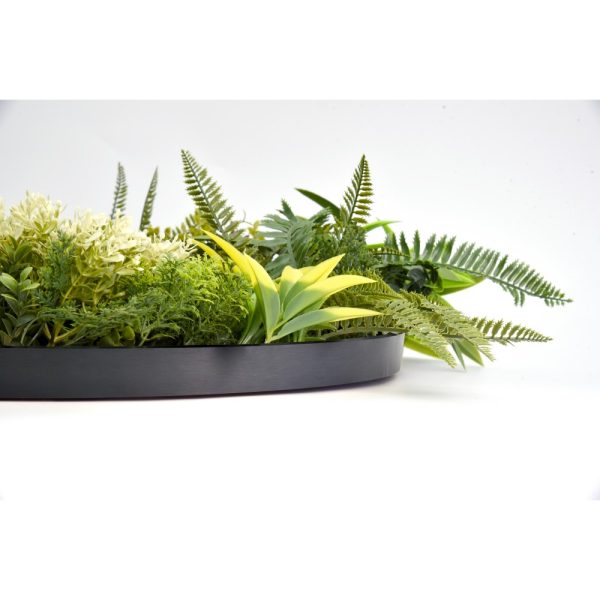 Round Framed Greenery Wall