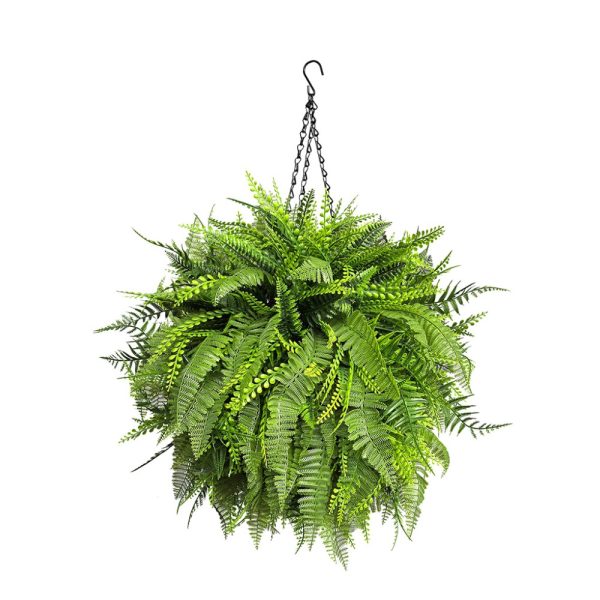 Mixed Fern Decorative Topiary Ball
