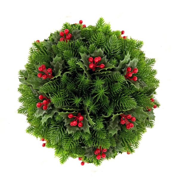 Artificial Christmas Holly Berry Decoration Ball