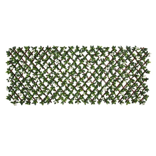 Gardenia PVC Fence with Flowers
