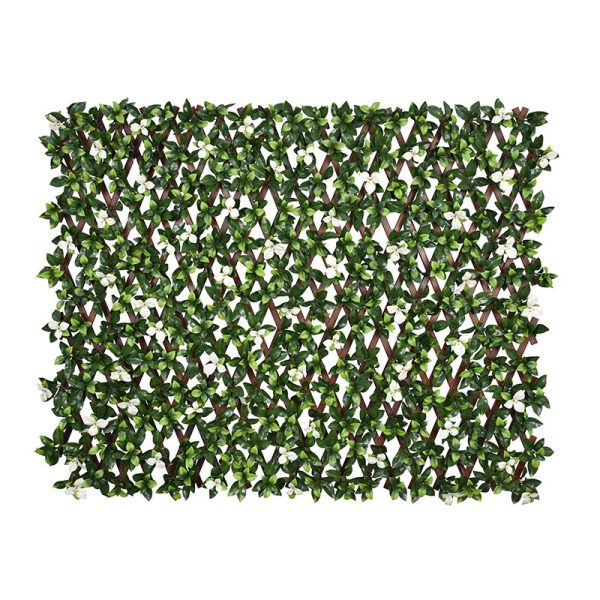 Gardenia PVC Fence with Flowers