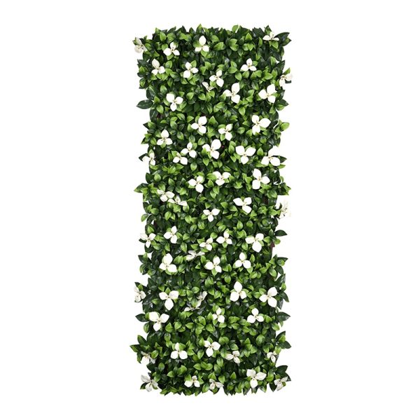 Gardenia PVC Fence with Flowers