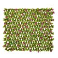 Bougainvillea PVC Fence with Flowers