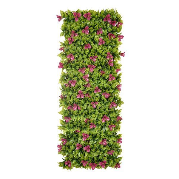 Bougainvillea PVC Fence with Flowers