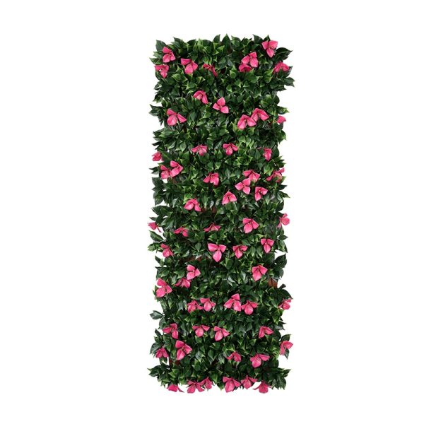 Bougainvillea PVC Fence with Flowers Balcony Privacy