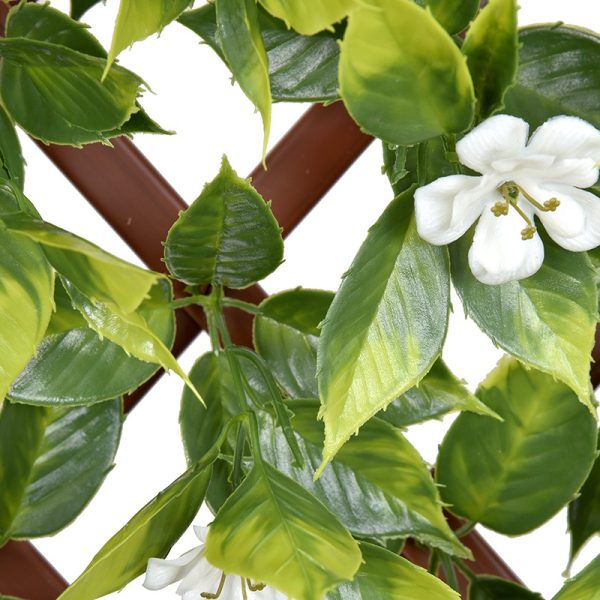 Sakura PVC Fence with Flowers UV Protected