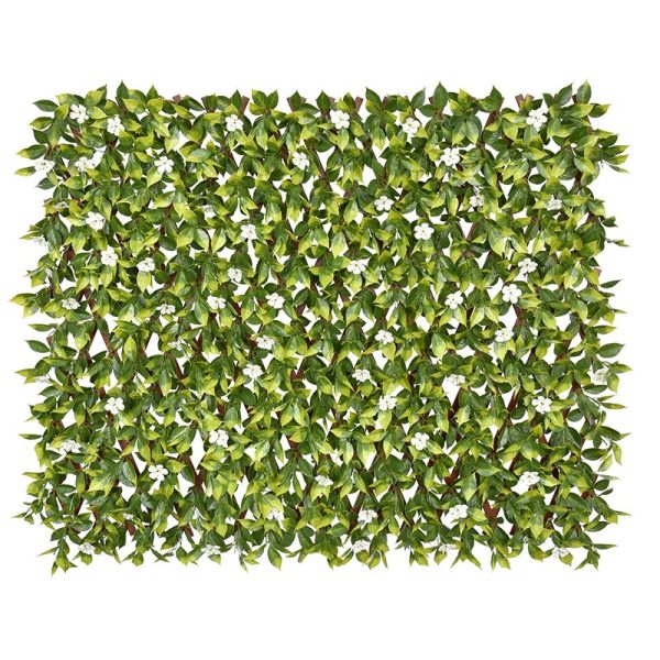 Sakura PVC Fence with Flowers UV Protected