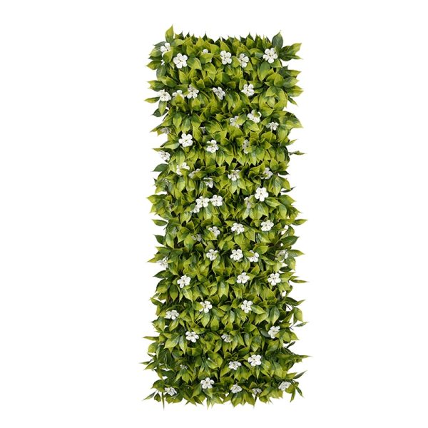 Sakura PVC Fence with Flowers UV Protected