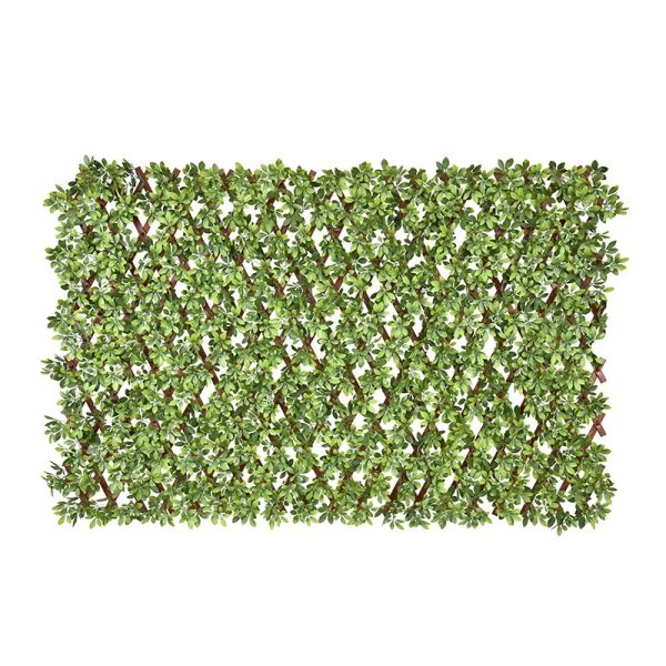 Artificial Schefflera PVC Fence