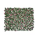 Bougainvillea Bamboo Fence with Flowers