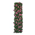 Bougainvillea Bamboo Fence with Flowers
