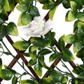 Rose Willow Fence with Flowers for Party Decoration