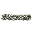 Laurel Willow Fence with Flowers