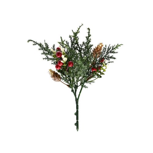 Uncategorized Artificial Pine Grass and Berry Branches for Christmas Decor