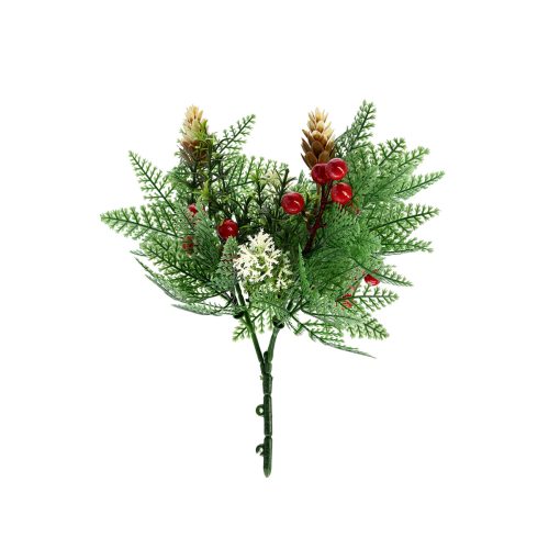 Uncategorized Artificial Cypress and Berry Branches for Christmas Decor