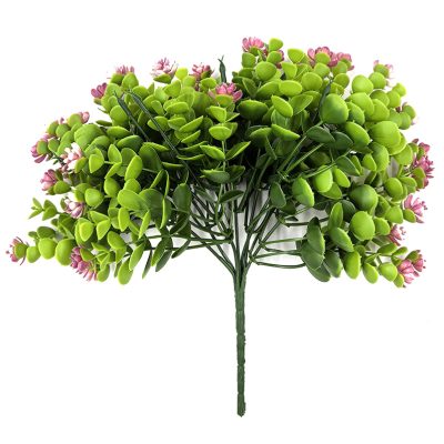 Artificial Eucalyptus Branches with Flowers for Vase